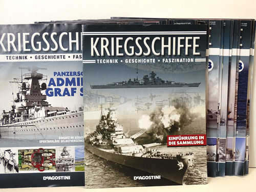 Deagostini kriegsschiffe 8x - ,