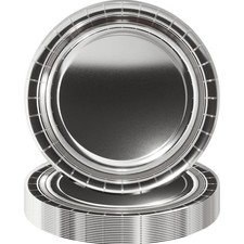 Pappteller silber stück - pappteller, 16