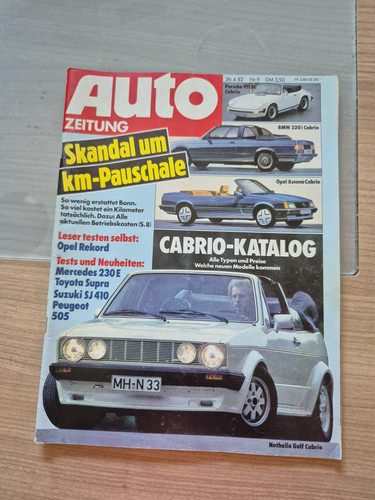 Auto zeitung 1982 suzuki sj - auto,