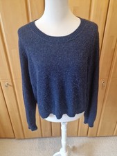 Peruvian Connection Xl Pullover Royal Alpaka , Cropped Luxe Pullover