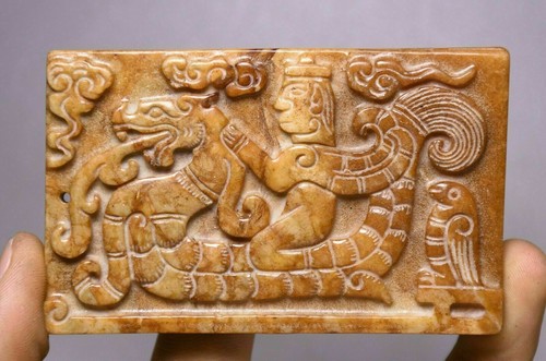 8cm rare old chinese hetian - chinese,