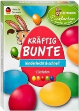 1x Oster Eier Eierfarben färben 5 bunte flüssige Kaltfarben Kräftig Bunte