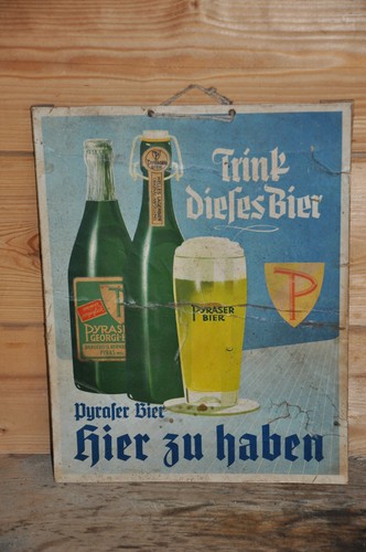 Altes brauereischild 30er - altes,