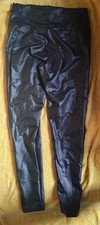 Kunstleder Leggins Schwarz Größe L