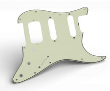 HSS Pickguard Vintage Green