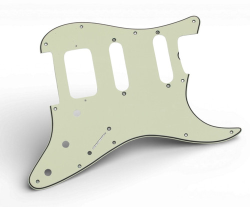 Hss pickguard vintage green - vintage,