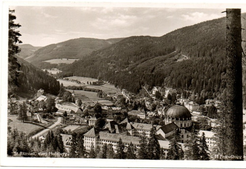 Ansichtskarte blasien - ansichtskarte, st.