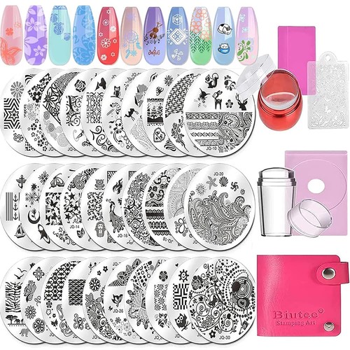 Nagelstempel set stück - set, 30
