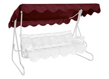 Angerer Hollywoodschaukel Dach 210 x 145 cm PE-Gewebe bordeaux