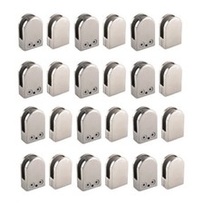 Glashalterung Edelstahl Klemmbefestigung für 5-8mm Glas Glasklemme Wandhalter