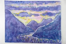 Wilhelm Klußmann Aquarell