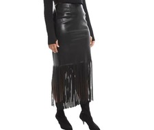 Damen Schwarz Echt Leder