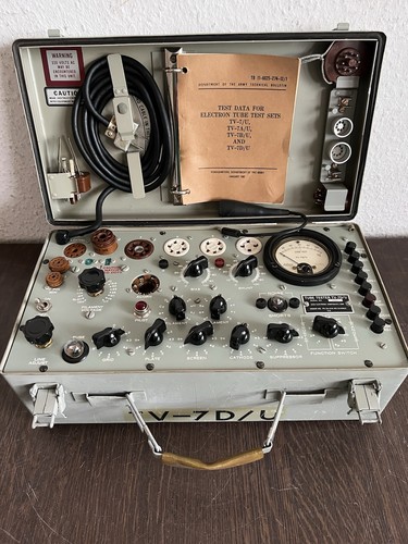 Military tube tester - tv-7d/u,