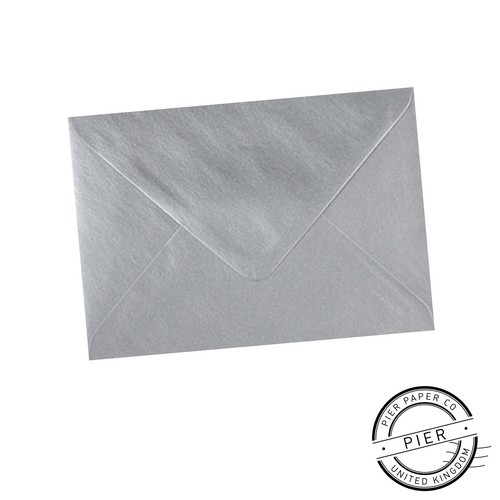 Mini silber umschläge 100 - silber,