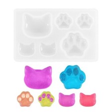 Silikonform katze tatze - silikonform,
