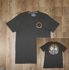 VOLCOM T-Shirt Gr. L NEU mit Backprint Modern Fit grau grey gray Rückendruck