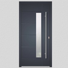 Haustür Aktion Tür Aluminium mit Kunststoff GF400 WH75 Eingangstür Türen GLine