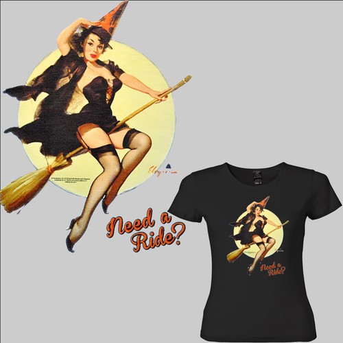 Pin damen girl shirt - pin, up