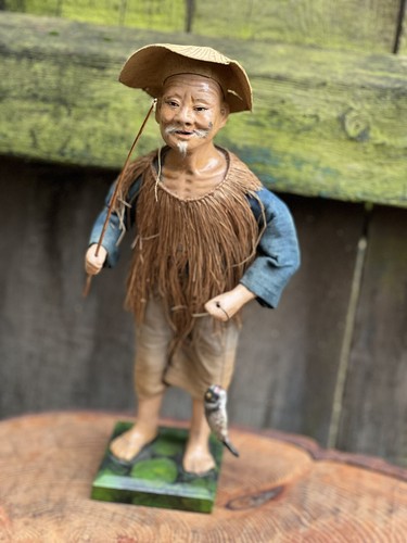 Antike chinesische fischer - antike,