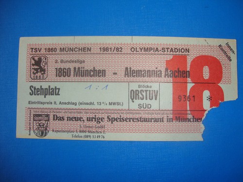 Ticket 1860 münchen - ticket,