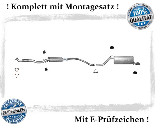 Auspuffanlage für opel corsa - für,