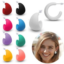 1 Paar Kunststoff Creolen