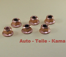 6 x Stück Kupfermuttern M 10