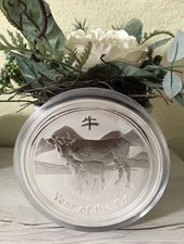 1 Kg Silber Münze Lunar II Ochse 2009 Australien Year Of The Ox 30$