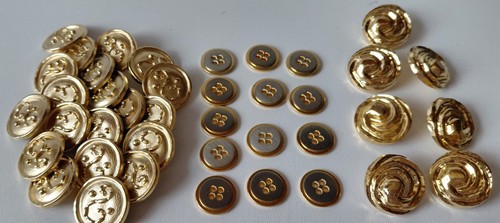 Konvolut goldener knöpfe - konvolut,