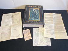 Das Christenbuch Ein Evangelischer Hausschatz 1913 Original Verkaufsdokumente