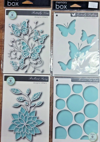 Memory box designer stencil - designer,