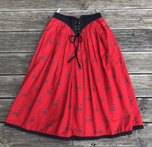 Trachtenrock 34 rot - gr., 32/34