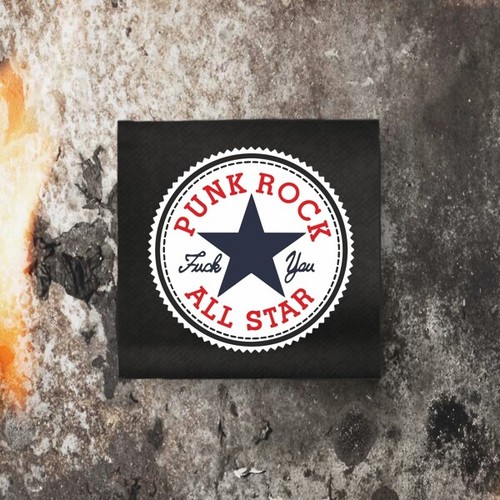 Punkrock all star patch - punkrock,