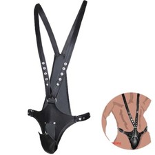 Fetisch Männer Leder Brustgeschirr Körpergeschirr Herren Brust Harness Geschirr