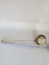 Alte Silber Suppenkelle Berlin Tremolierstrich ca.132 gr.