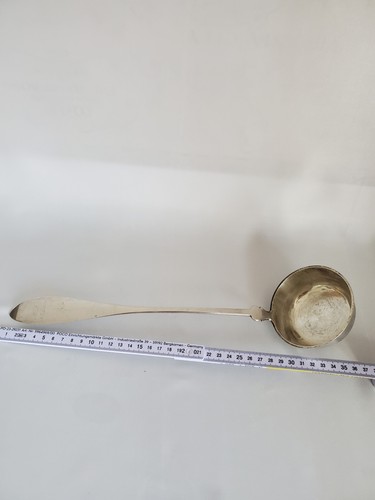 Alte silber suppenkelle - alte,