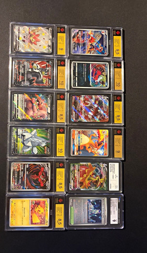 12x graded slab - graded, sammelkarten