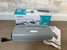 Aufsatz Aktenvernichter von QUIGG, MA501-17 weiß grau, im guten ordentlichen Zus