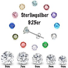 Ohrringe Silber 925, Zirkonia