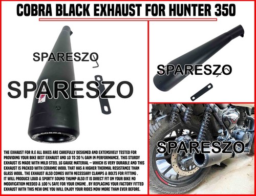 Cobra auspuff schwarz passend - cobra,