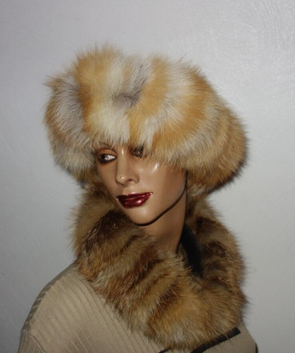 Fox fur headband - headband, real