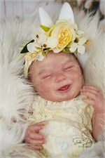 Studio-Puppe Baby MÄDCHEN Reborn Sunny von Ann Timermann 22 cm