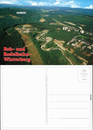 Ansichtskarte winterberg bob - winterberg, bob-