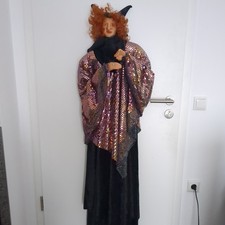 Große Marionette Hexe 140cm Neuwertig Ungetragen