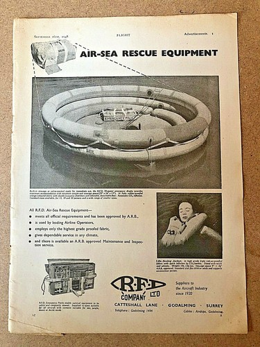 1948 flugzeug werbung rfd - 1948,