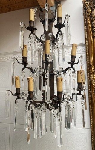 Bronze lampe kronleuchter - /,