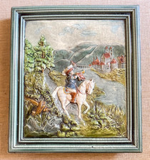 Antike Ofenkachel XXL Wandfliese Ofenfliese Wandkachel Ofen Kachel Fliese Relief