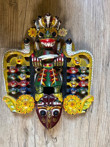 Vintage gurulu raksha maske - gurulu,