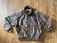 Vintage Adidas Olympia Lederjacke Lake Placid 80er / Adidas Olympics Jacket 80s