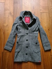 🩷 Wollmantel Esprit Gr M 38 40 S EDC Jacke Mantel only  Grau Tailliert 🩷 Top